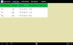 برنامه‌نما Speed Reading عکس از صفحه