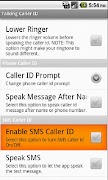 برنامه‌نما Talking Caller ID عکس از صفحه