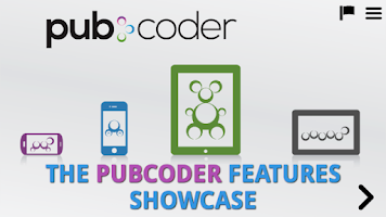 The PubCoder Features Showcase poster