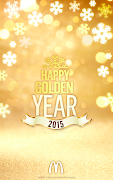카카오톡 테마 - 맥도날드 금빛 행운 Plakat
