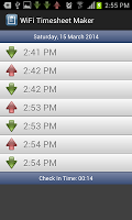 WiFi Timesheet Maker ภาพหน้าจอ 1