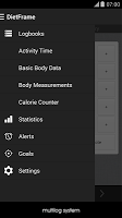 Diario Dieta, Peso, Cuerpo captura de pantalla 2