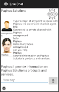 Paphus Live Chat screenshot 3