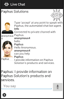 Paphus Live Chat Screenshot 3