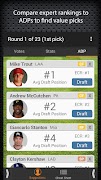 FantasyPros Mock Draft MLB '15 syot layar 1