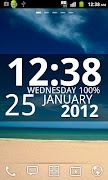 Digi Clock Widget imagem de tela 1