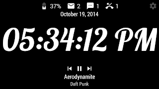 Active Desk Clock Plakat