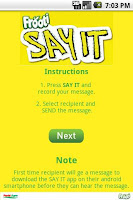 Say it screenshot 1