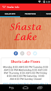 Shasta Lake Floors poster