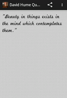 David Hume Quotes poster
