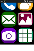 برنامه‌نما big icon launcher عکس از صفحه