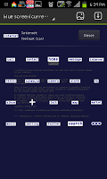 Blue screen go launcher theme imagem de tela 3