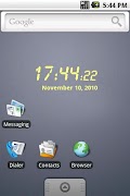 LCD clock widget screenshot 1
