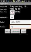 Class Scheduler captura de pantalla 3