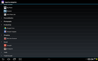 Apps by categories Screenshot 3