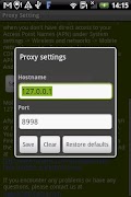 Funamo Proxy Settings Screenshot 2
