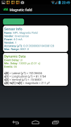 برنامه‌نما Device Sensors List عکس از صفحه