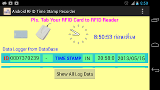 RFID Time  Attendance syot layar 1