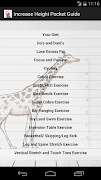 Increase Height Pocket Guide screenshot 1