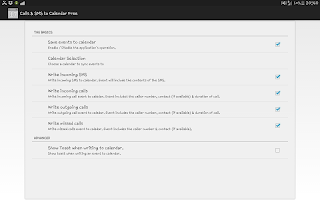 Calls and SMS to Calendar Free screenshot 6