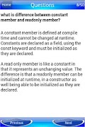 Csharp Interview Questions capture d'écran 2