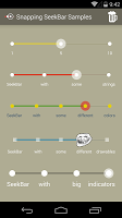 Snapping SeekBar Sample imagem de tela 1