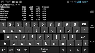 برنامهنما Hacker's Keyboard عکس از صفحه