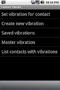 برنامه‌نما Contact Vibrate عکس از صفحه