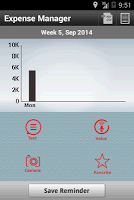 Expense Manager syot layar 1