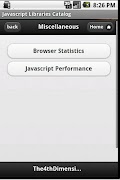 Javascript Libraries Catalog capture d'écran 4