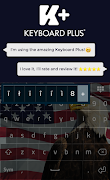 American Keyboard Theme screenshot 4