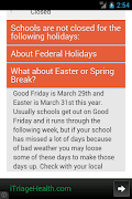 School Holidays screenshot 7