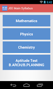 IIT - JEE Syllabus скриншот 1