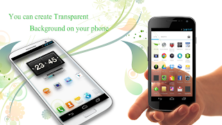 برنامه‌نما Transparent Wallpaper عکس از صفحه