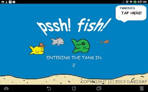 pssh! fish! Interactive Tank 스크린샷 1