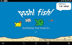 pssh! fish! Interactive Tank تصوير الشاشة 1