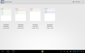 3 Schermata Agenda Maker
