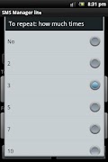 SMS Manager lite স্ক্রিনশট 4