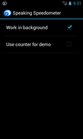 Speaking Speedometer screenshot 1