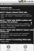 SQL Cheatsheet スクリーンショット 1