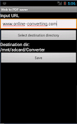 Poster Web to PDF saver