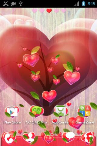 Descargar APK de Valentine Heart Launcher Theme