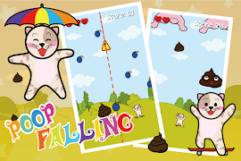 Mierda Poop Falling captura de pantalla 1