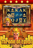 Throne of Egypt Treasure Slots poster