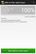 SMS to HTML Quick Export imagem de tela 2