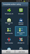 Next Launcher Patch captura de pantalla 1