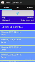 Control Cigarrillos Lite screenshot 4