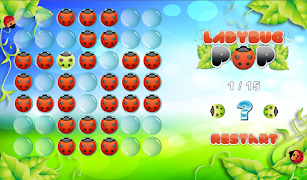 FREE Marble Solitaire LadyBug screenshot 1