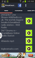 Breakbeat Radio captura de pantalla 3