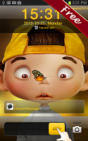 Cute Boy HD Go Locker Theme Screenshot 2